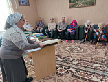 Выставка православной книги прошла в доме престарелых посёлка Садовый