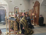 Беседа, посвященная теме «Поклонение кресту Господню», прошла в Донском храме г. Новошахтинска