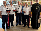 Вручение награды ветерану казачьего движения