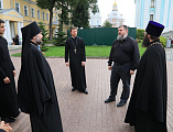 Преосвященнейший епископ Симон прибыл в Свято-Троицкую Сергиеву Лавру для поклонения великим святыням христианского мира