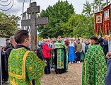Крестный ход в День Святой Троицы в станице Вешенской