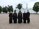 Преосвященнейший епископ Симон прибыл в Свято-Троицкую Сергиеву Лавру для поклонения великим святыням христианского мира
