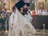 В ночь с 6 на 7 января в соборе Покрова Пресвятой Богородицы встретили Рождество Христово