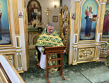 В праздник Пятидесятницы Преосвященнейший епископ Симон совершил Божественную литургию в храме Святой Троицы города Каменск-Шахтинский