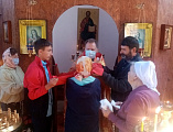В день памяти святых мучеников Адриана и Наталии в х. Арпачин Багаевского благочиния приход отметил престольный праздник