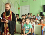 В преддверии нового учебного года протоиерей Сергий Яценко посетил Реабилитационный центр «Добродея»