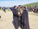 Протоиерей Василий Хадыкин принял участие в XVII военно-полевом выходе казаков Всевеликого войска Донского