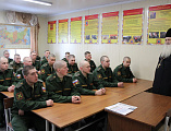 Воинскую часть 150-й мотострелковой дивизии, эвакуационную роту (4 военный городок), с пастырским визитом посетил Иеромонах Николай (Наметышев)