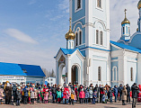 В прощеное воскресенье на Соборной площади города Шахты состоялись народные гуляния, посвященные Масленице
