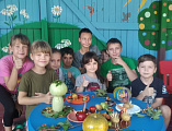 Тематический урок для детей из приюта Огонёк п. Каменоломни, посвященный Преображению Господню