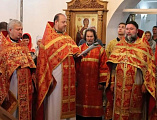 Соборное богослужение в честь небесного покровителя Новошахтинска священномученика Александра, епископа Команского