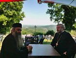 Состоялась встреча епископа Шахтинского и Миллеровского Симона с митрополитом Эдесским, Пелльским и Алмопийским Иоилем