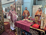 Преосвященнейший епископ Симон возглавил праздничную Литургию в храме святителя Николая города Шахты