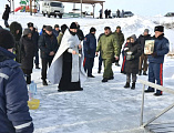 Освящение иордани в станице Боковской