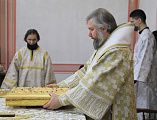 Преосвященнейший епископ Симон с архипастырским визитом посетил храм Донской иконы Божией Матери