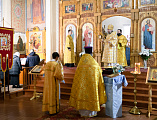 Правящий архиерей Шахтинский епархии Преосвященнейший епископ Симон посетил приход святого равноапостольного князя Владимира города Шахты