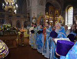 Соборное богослужение в день памяти иконы Богородицы Спорительница хлебов состоялось в храме святителя Тихона Задонского станицы Кривянской