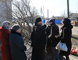В поминальную субботу Великого поста Преосвященнейший епископ Симон совершил Божественную литургию и панихиду в храме святителя Тихона Задонского пос. Тарасовский