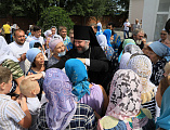 В день престольного праздника Преосвященнейший епископ Симон совершил Божественную литургию в храме в честь Казанской иконы Божией Матери г. Гуково
