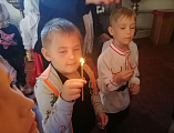 Воспитанники детского сада №28 «Аленький цветочек» посетили Пантелеимоновский храм пос. Майский