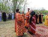 Преосвященнейший епископ Симон вместе с фермерами помолился о благополучии урожая на донских полях