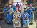 В двунадесятый праздник Рождества Пресвятой Богородицы Преосвященнейший епископ Симон совершил Божественную литургию, постриг во чтеца и хиротесию в иподиакона в Покровском кафедральном соборе г. Шахты
