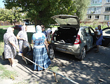 Добровольцы «Общины Милосердия» при храме Пресвятой Богородицы Почаевской города Каменск-Шахтинский провели благотворительную акцию «Взаимопомощь по зову сердца»