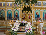 В праздник Пятидесятницы Преосвященнейший епископ Симон совершил Божественную литургию в храме Святой Троицы города Каменск-Шахтинский