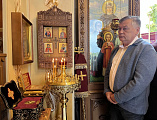 В престольный день епископ Симон совершил Божественную литургию в храме святых мучениц Веры, Надежды, Любови и матери их Софии в станице Багаевской