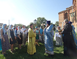 Престольный праздник отметили в хуторе Ажинов