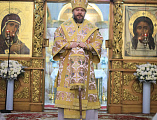 Великая Рождественская вечерня продолжила светлый праздник в Покровском кафедральном соборе г. Шахты