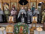 В Донском храме молитвенно почтили память иеромонаха Серафима (Калинина)