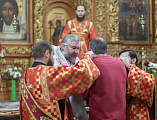 Духовенство и прихожане храмов Шахтинской епархии разделили с правящим архиереем день его тезоименитства 