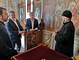 Преосвященнейший епископ Симон провел выездное совещание по строительству и благоустройству храма святых мучениц Веры, Надежды, Любови и матери их Софии ст. Багаевской