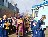 Крестные хода и молебны прошли в Покровском храме г. Новошахтинска