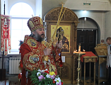В пятницу Светлой седмицы Преосвященнейший епископ Симон с архипастырским визитом посетил храм Донской иконы Божией Матери г. Новошахтинска