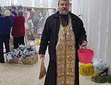 Молебен на совершение всяких добрых дел в ДК имени Чиха отслужил протоиерей Сергий Сергошин