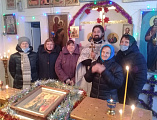 Протоиерей Игорь Жевердан совершил чин великого освящения воды в молитвенном доме в честь Преображения Господня с. Лысогорка