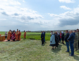 Преосвященнейший епископ Симон совершил «Чин освящения насеянных полей» в Октябрьском сельском районе