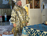 В день памяти Почаевской иконы Божией Матери и праведного воина Феодора Ушакова Преосвященнейший епископ Симон совершил Божественную литургию в Покровском кафедральном соборе города Шахты