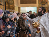 В праздник Крещения Господня Преосвященнейший епископ Симон совершил Литургию, чин Великого освящения воды в Покровском кафедральном соборе города Шахты