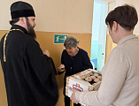 В отделении сестринского ухода Криворожской амбулатории прошёл пасхальный визит священника
