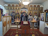 В храме Архангела Гавриила села Алексеево-Лозовское состоялось соборное богослужение духовенства Чертково-Калитвенского благочиния