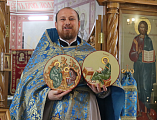 Поздравления в день тезоименитства принял настоятель Донского храма г. Новошахтинска протоиерей Роман Амплеев