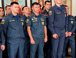 Личный состав МЧС России принял участие в молебне в честь иконы Божьей Матери «Неопалимая Купина»