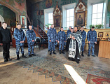В преддверии Дня войск национальной гвардии РФ в Свято-Андреевском храме города Миллерово состоялся молебен   