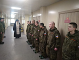 В Попразднество Богоявления Иеромонах Николай (Наметышев) посетил 150 - дивизию 102 танковый полк В/ч 84839
