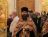 Архиереи трех епархий Донской митрополии совершили всенощное бдение в соборе Рождества Христова города Волгодонска
