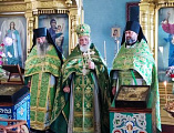 Соборным богослужением в шахтинском храме Вознесения Господня отметили праздник в честь преподобного Сергия Радонежского