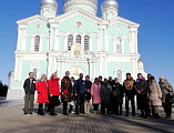 Паломническим отделом Шахтинской епархии проведена поездка по маршруту Дивеево – Муром – Владимир – Боголюбово – Москва – Оптина Пустынь – Задонск
